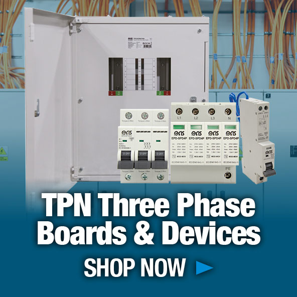 Shop our range of Three Phase Distribution Boards & Devices